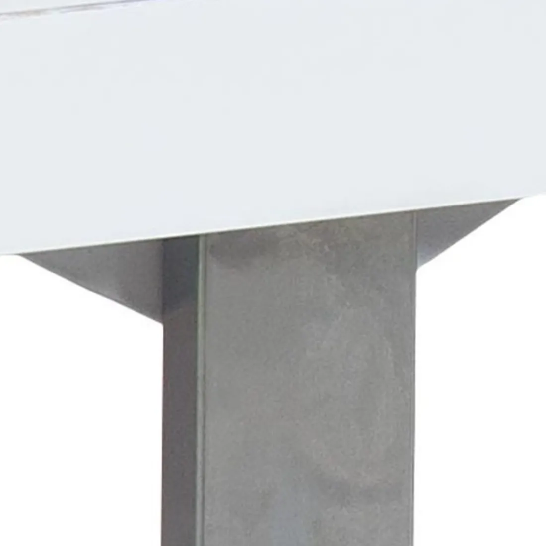 Table Bureau 2 tiroirs blanc HENRY