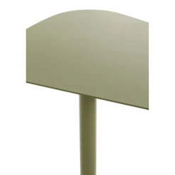 Table d'appoint design en métal vert