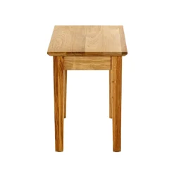 Table d'appoint en bois de chêne huilé H42 cm