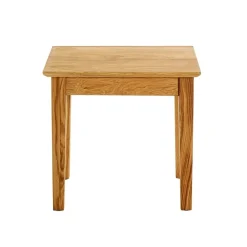 Table d'appoint en bois de chêne huilé H42 cm