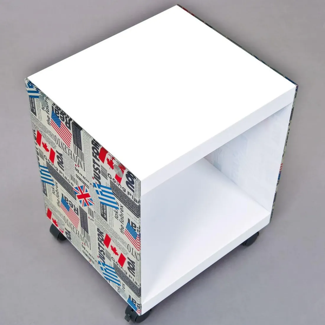 Table D'Appoint FLAGCUBE Blanc