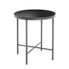 table d'appoint métal noir