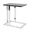 Table d'appoint plateau en verre trempé