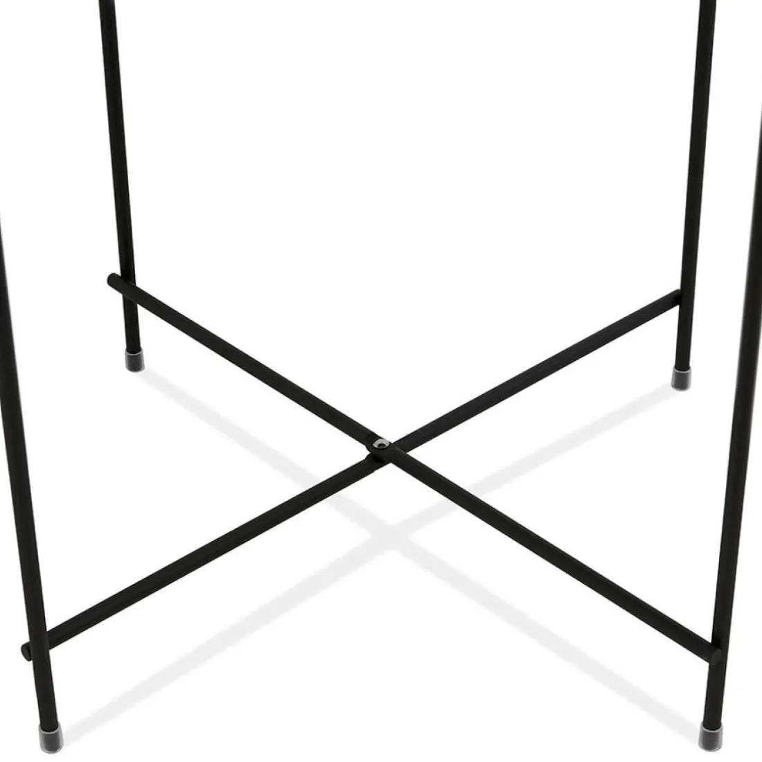 Table d'appoint pliable 'KOLOS' noire