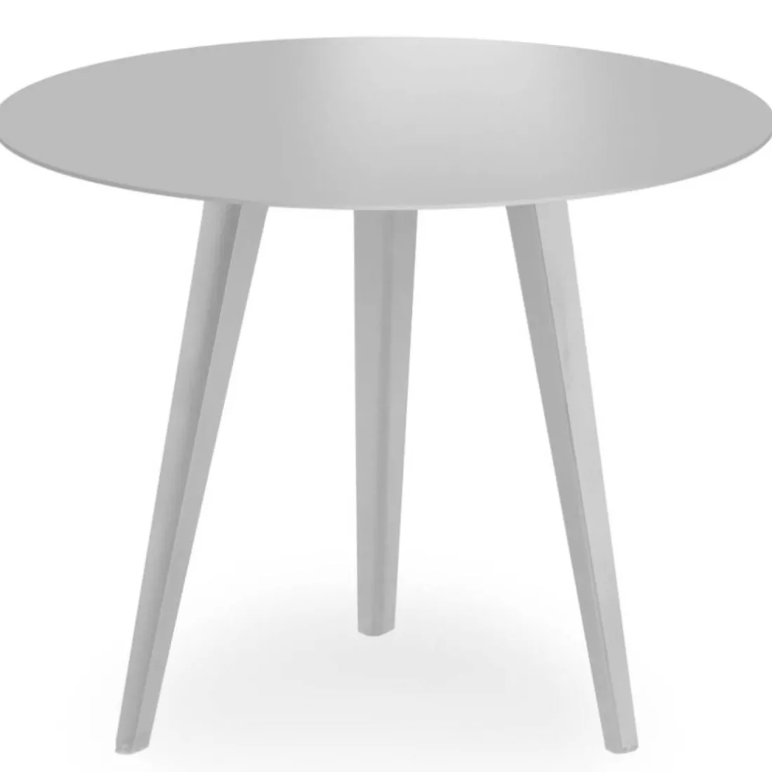 Table d'appoint ronde Bipolart Métal Argent