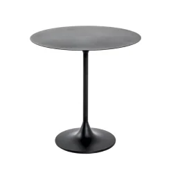 table d'appoint structure en tube d'acier noir époxy