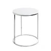 table d'appoint Structure en tube d'acier chromé