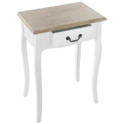Table de chevet 1 tiroir naturel Chrysa