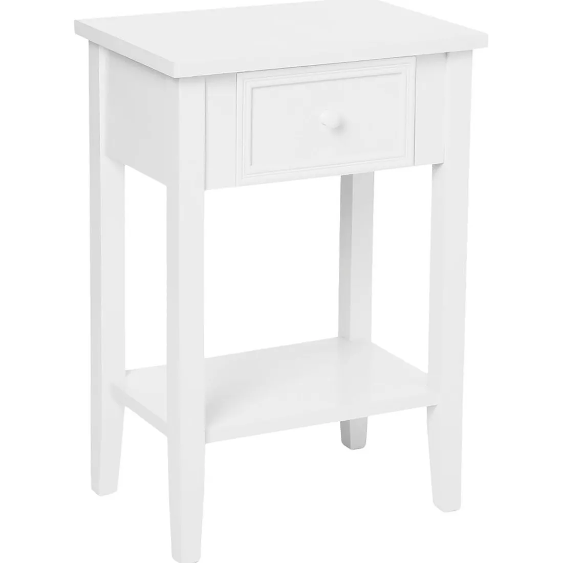 Table de chevet blanc