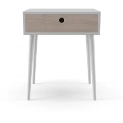 Table De Chevet Scandinave Blanche PARMA