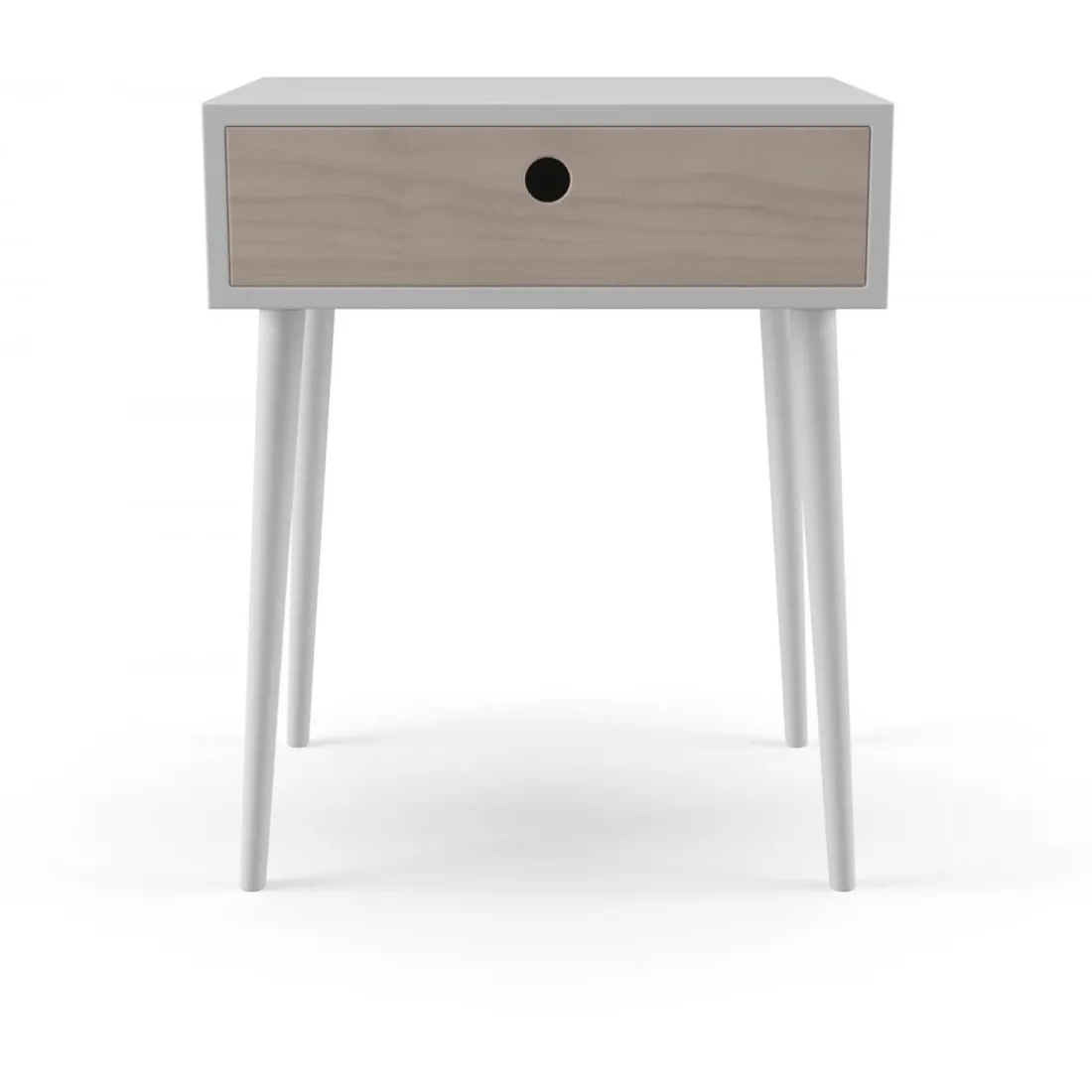 Table De Chevet Scandinave Blanche PARMA