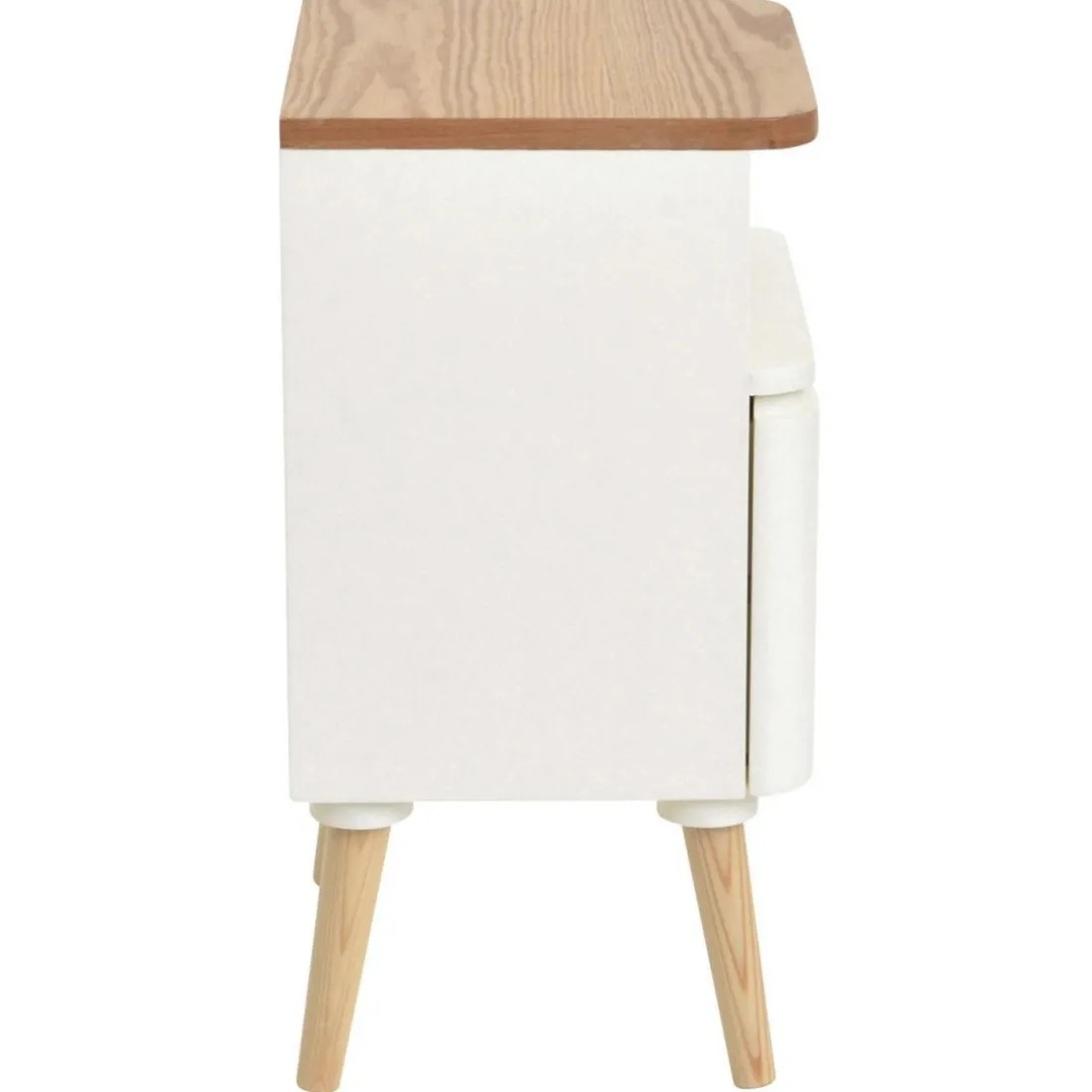 Table de Chevet Scandinave Bois Blanc ACHUMAWI