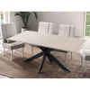 Table de repas pieds métal en Panneau de particules SPIDER