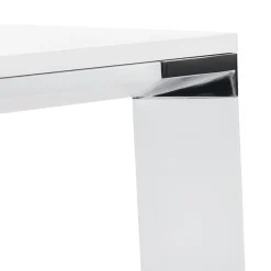 Table de réunion ou à manger design 'XLINE' en bois blanc