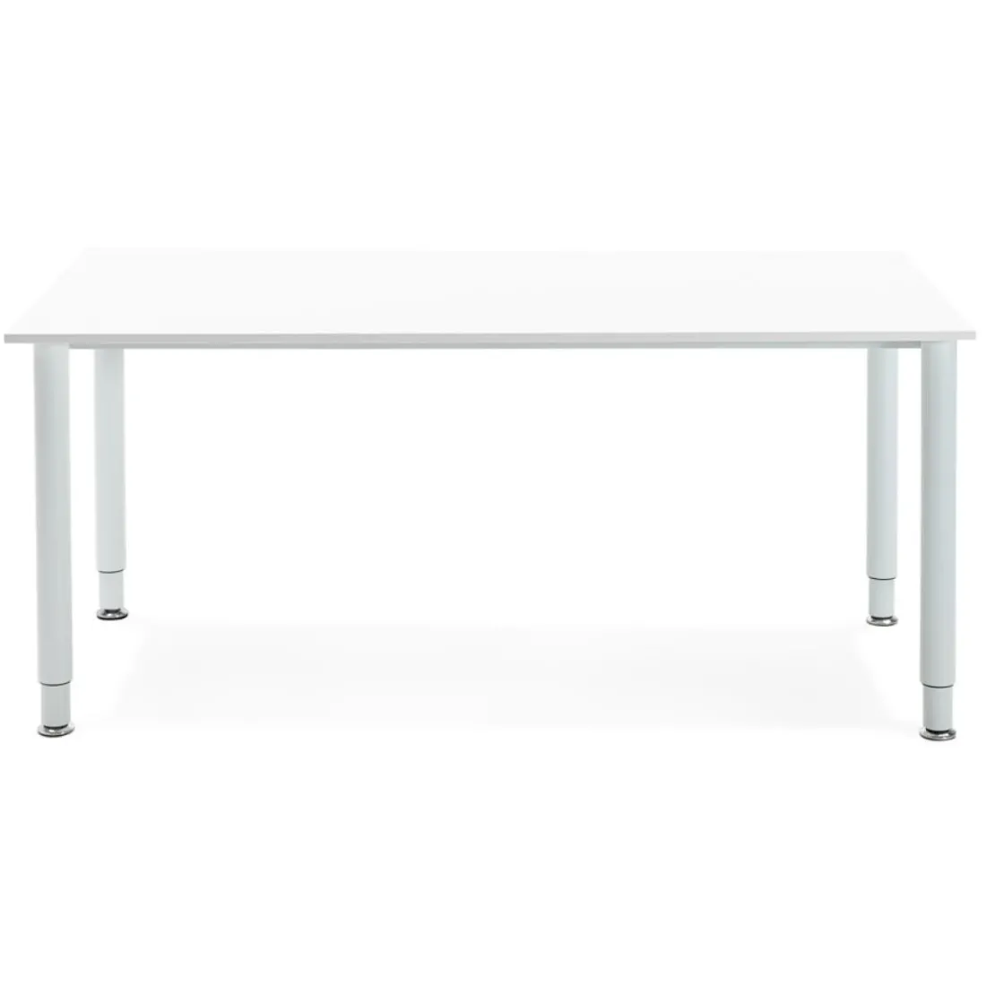 Table de réunion ou bureau design 'FOCUS' blanc