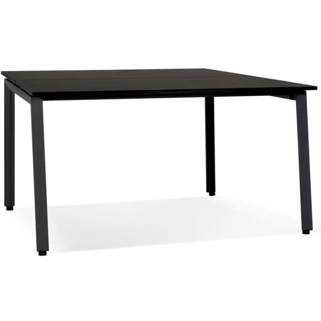 Table de réunion ou bureau bench noir 'AMADEUS SQUARE'