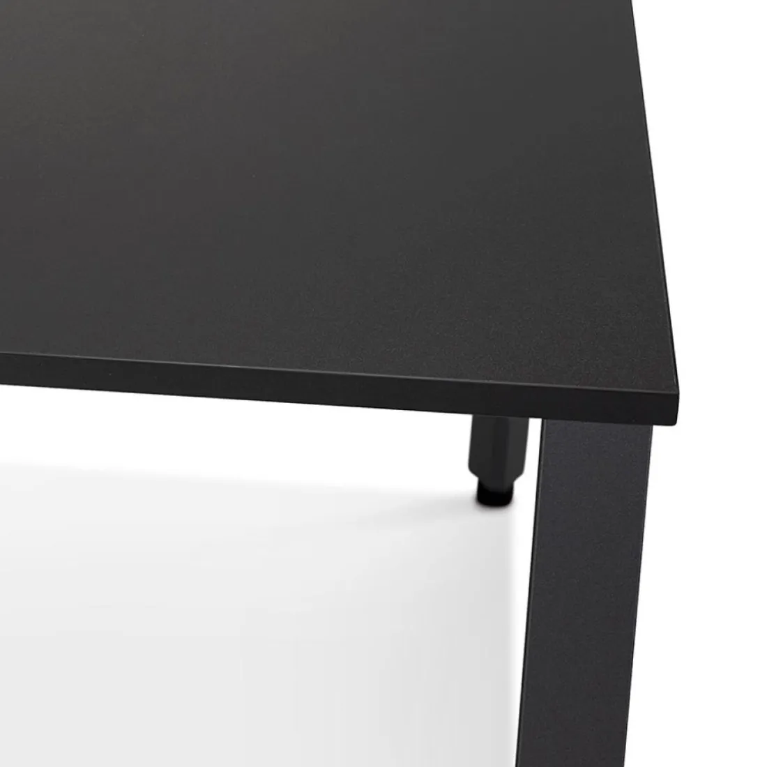Table de réunion ou bureau bench 'AMADEUS SQUARE' noir