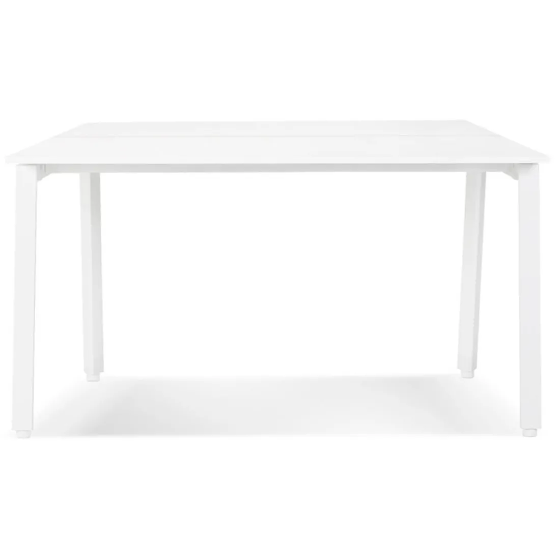 Table de réunion ou bureau bench 'AMADEUS SQUARE' blanc