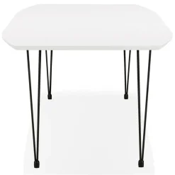 Table de salle à manger Blanche design STRIK Style industriel