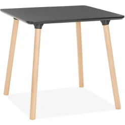 Table De Salle à Manger Noir Design SHIKO
