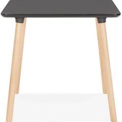 Table De Salle à Manger Noir Design SHIKO