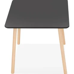 Table De Salle à Manger Noir Design SHIKO