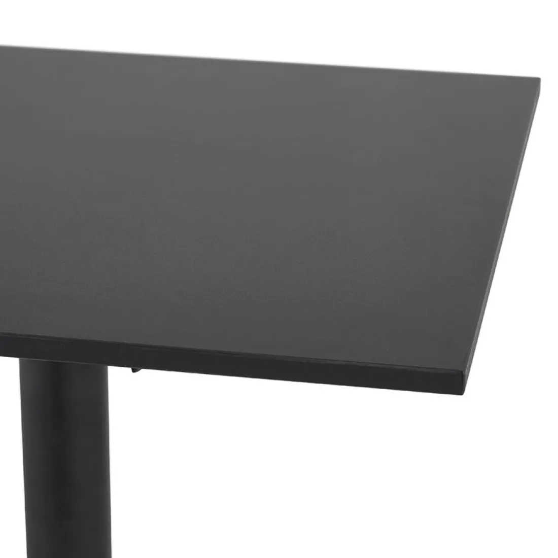 Table de terrasse pliable 'NOCTALI' carrée noire