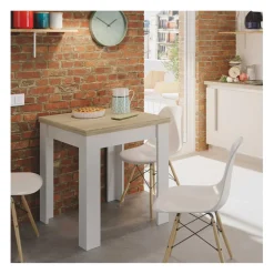 Table extensible système d'ouverture en livre