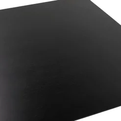 Table haute design 'MAMBO BAR' noire avec pied en métal