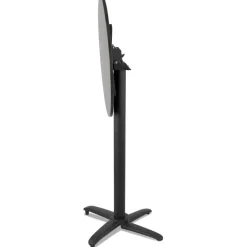 Table haute pliable 'PENUMBRA' ronde noire