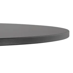 Table haute pliable 'PENUMBRA' ronde noire