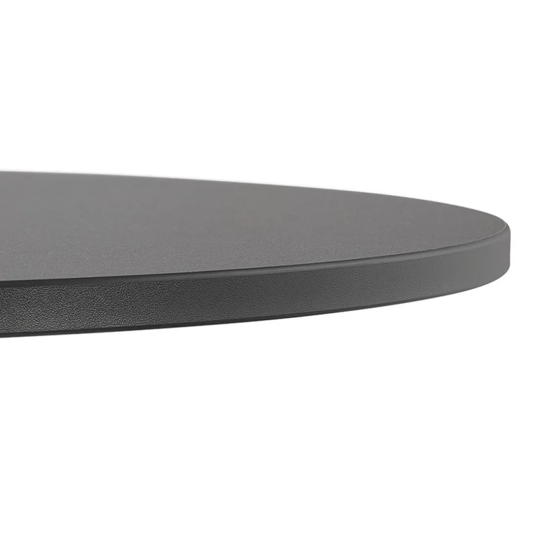 Table haute pliable 'PENUMBRA' ronde noire