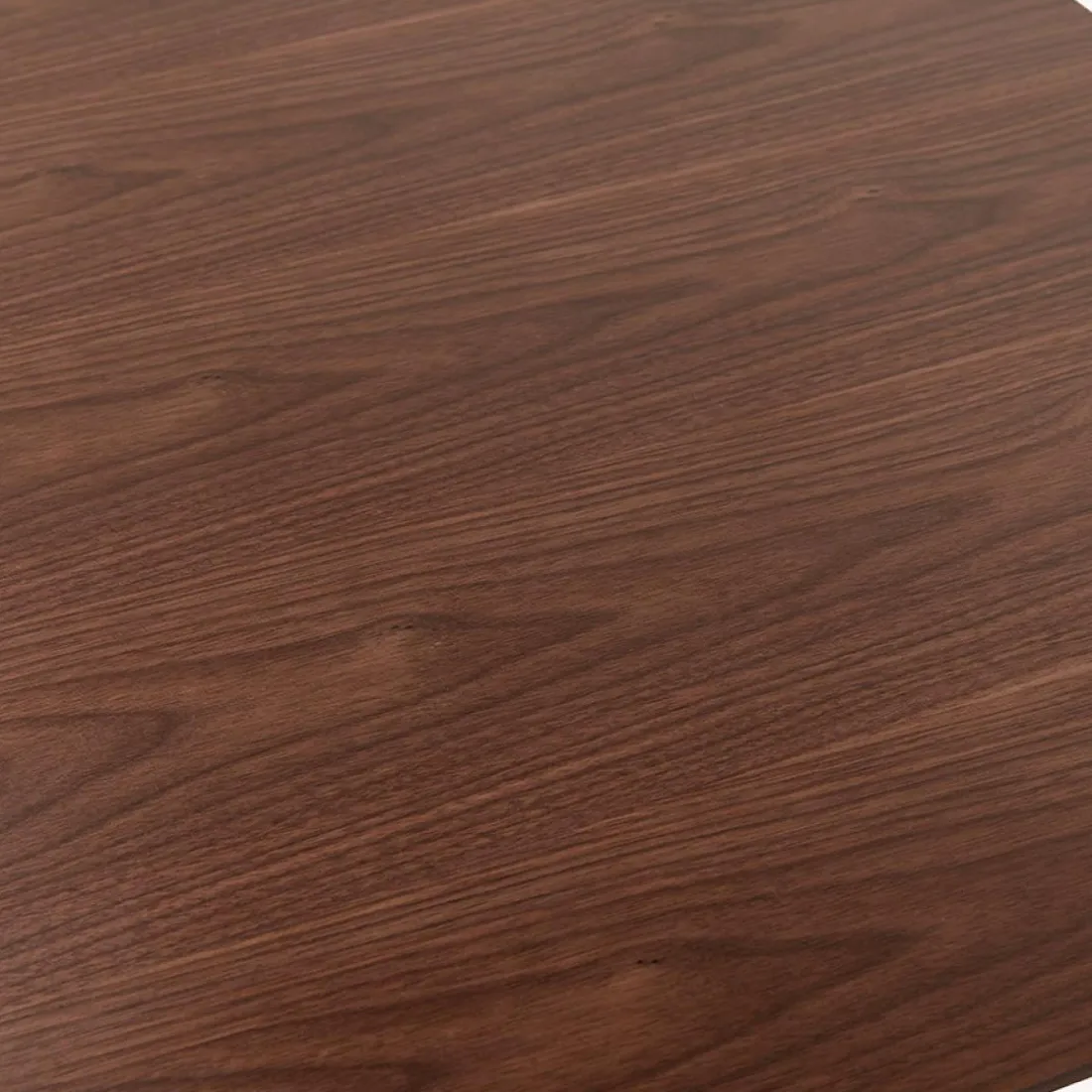 Table ou bureau design en bois finition Noyer 'MAMBO'