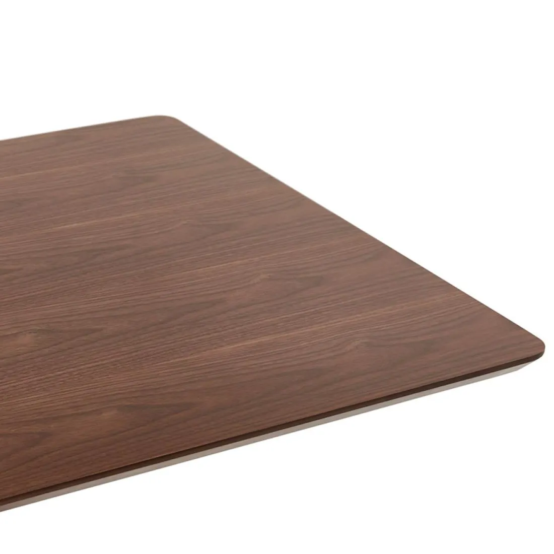 Table ou bureau design 'MAMBO' en bois finition Noyer