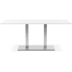 Table ou bureau design 'MAMBO' blanc