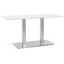 Table ou bureau design 'MAMBO' blanc