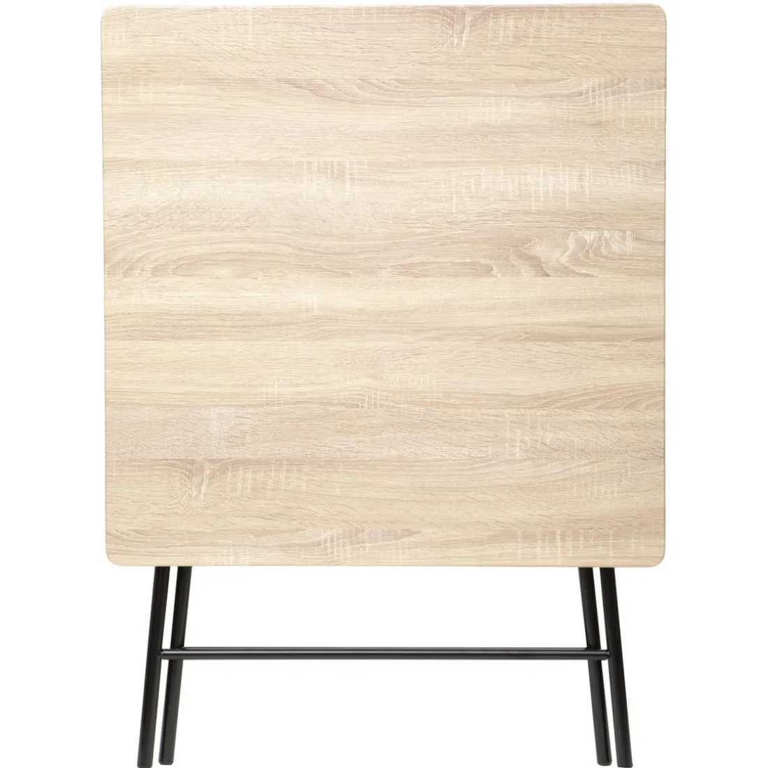 Table pliante 4 places effet bois