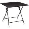 Table Pliante 80 X 80 Cm Noir