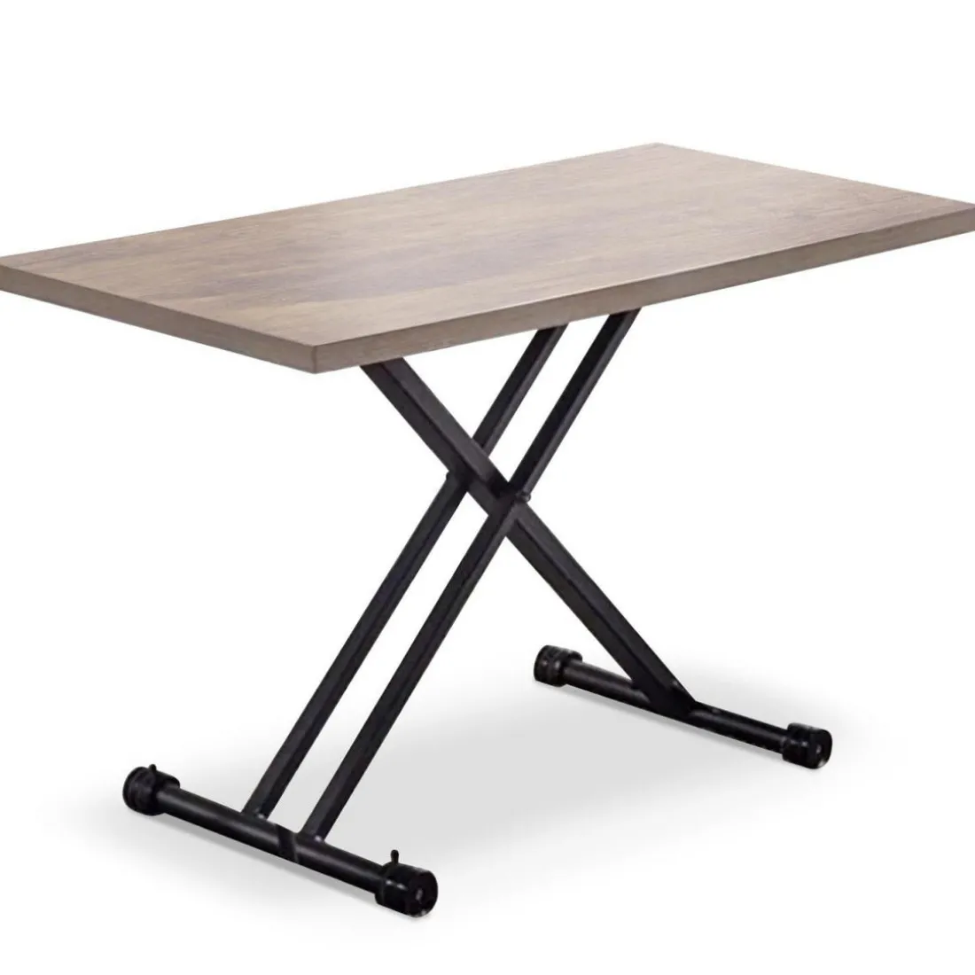 Table Rectangulaire Réglable en Hauteur Bois Clair BARGNY
