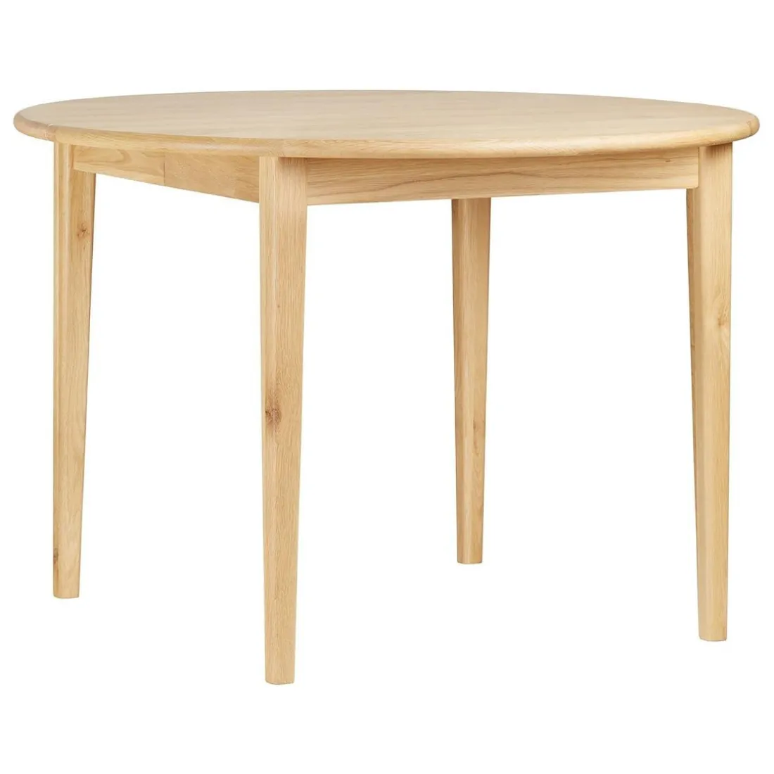 Table repas 110cm avec allonge chêne naturel