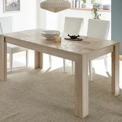 Table 180x90cm MIRO décor chêne samoa