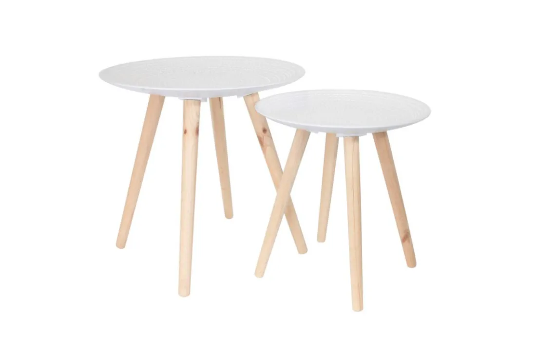 Tables Gigognes D45 Relief Gouttelette FARINO