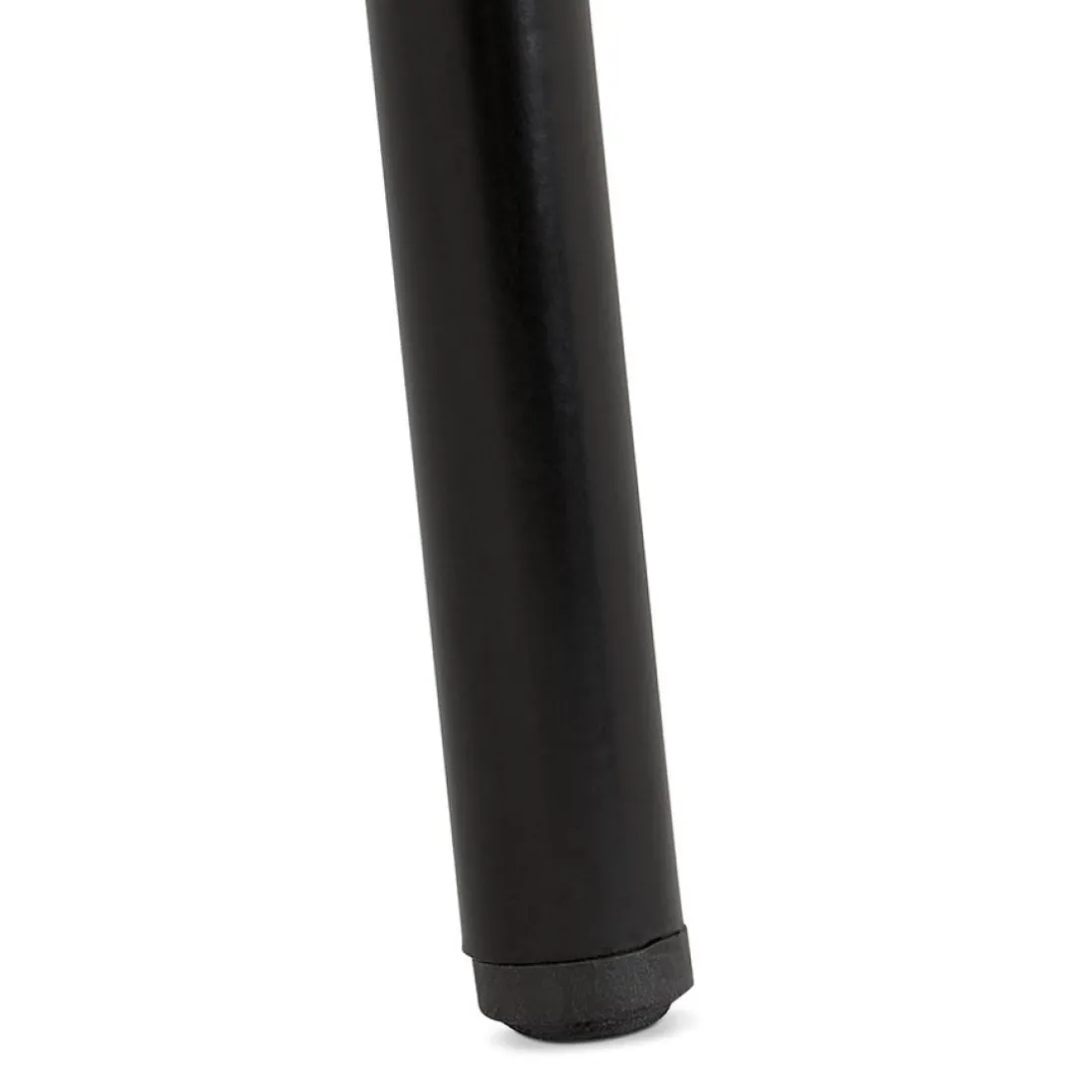 Tabouret de bar avec accoudoirs 'LARISSA' en velours noir