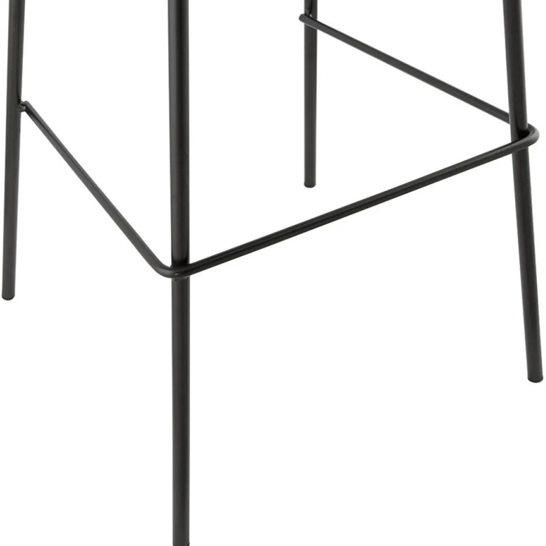 Tabouret de bar 'COOKIE' noir style industriel