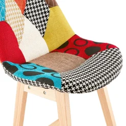 Tabouret de bar 'CUPIDON' style patchwork