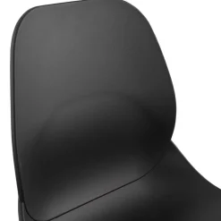 Tabouret de bar design 'BERLIN' noir empilable style industriel
