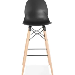Tabouret de bar design 'COSMIK' noir style scandinave