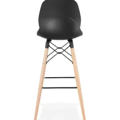 Tabouret de bar design 'COSMIK' noir style scandinave