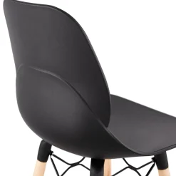 Tabouret de bar design 'COSMIK' noir style scandinave