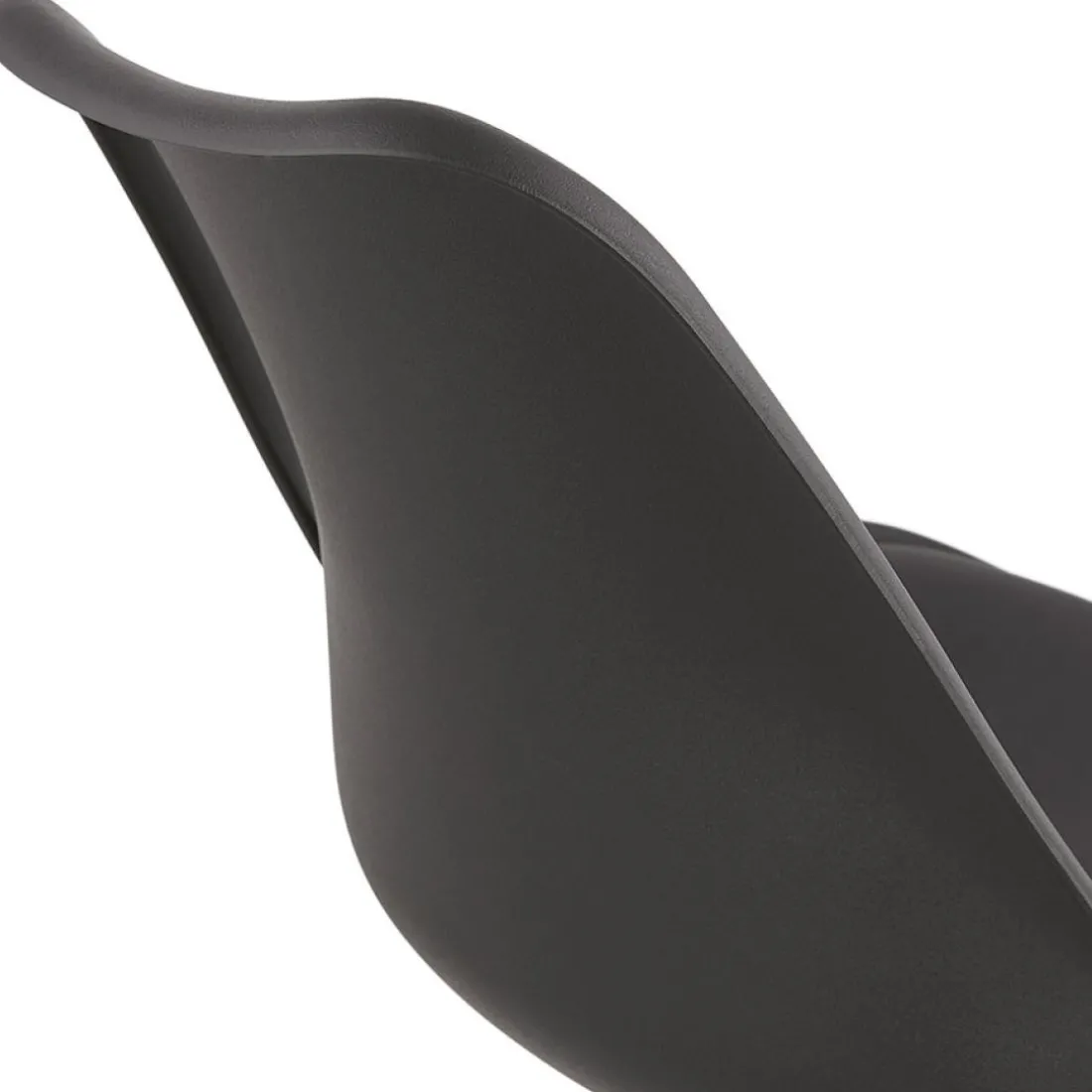 Tabouret de bar design 'LEMON' noir